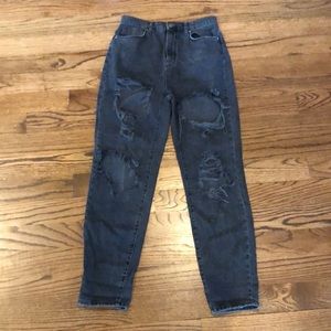 High waisted mom jeans